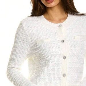 Catherine Malandrino Cotton Blend Cardigan
